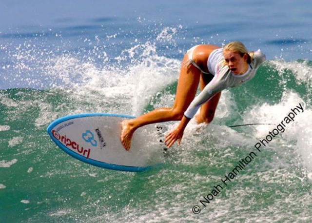 Awesome One-Armed Surfer
