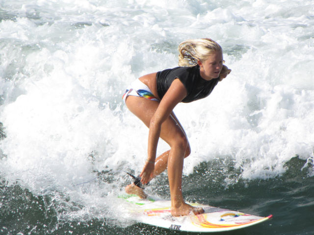 Awesome One-Armed Surfer