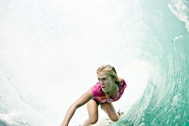 Awesome One-Armed Surfer