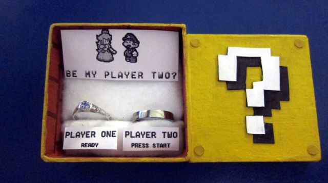 Marriage Proposal for Super Mario Fan