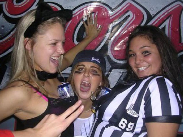 College Girls Choose Claws and Cuffs For Sexy Dress Up!