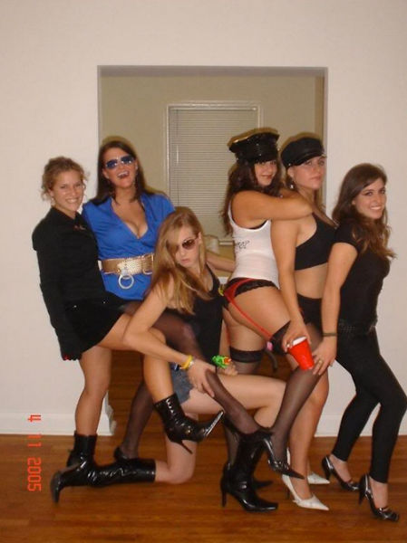 College Girls Choose Claws and Cuffs For Sexy Dress Up!