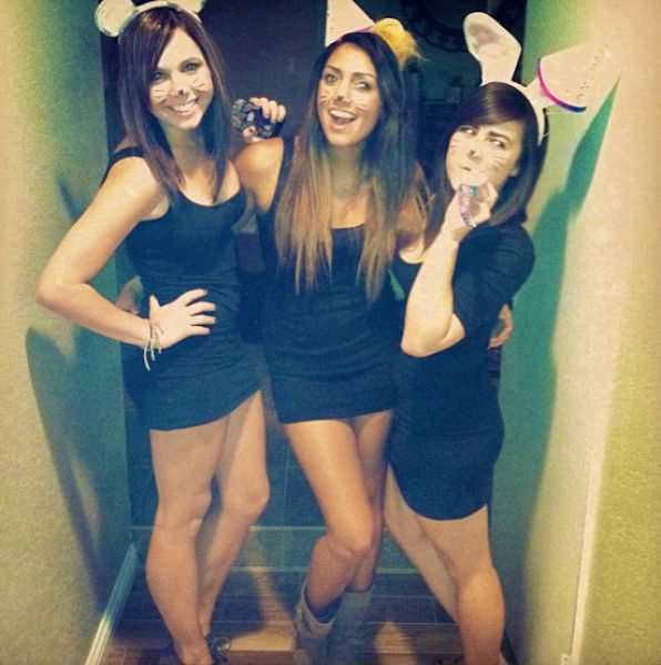 College Girls Choose Claws and Cuffs For Sexy Dress Up!