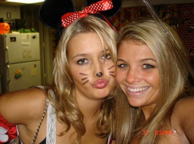 College Girls Choose Claws and Cuffs For Sexy Dress Up!