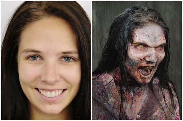 Beginilah Proses Wanita Cantik Menjadi Zombie Di Film The Walking Dead [ www.BlogApaAja.com ]