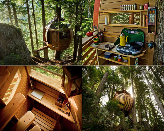 A Childhood Fantasy Come True: Tree Houses for “Grown Kids”!
