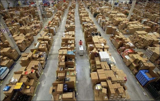 Inside the Enormous Amazon Warehouses
