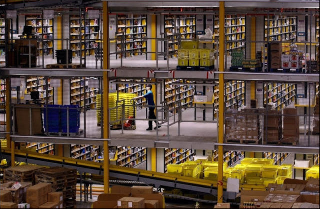 Inside the Enormous Amazon Warehouses