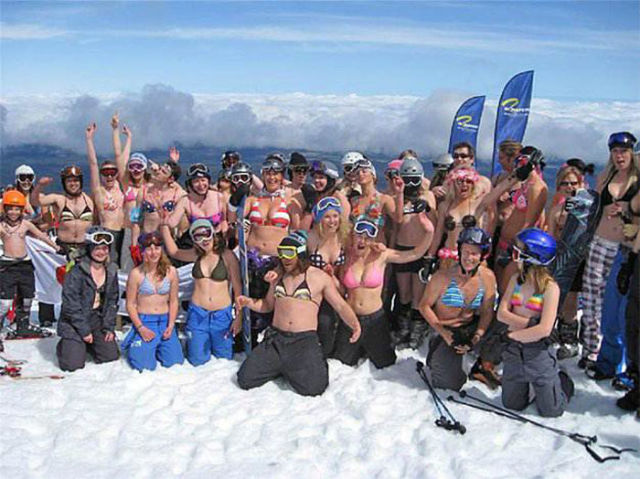 Keep Warm on the Slopes With These Ski Girls