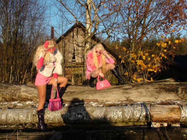 These Girls Go Crazy for Pink