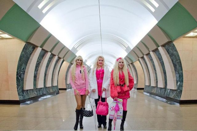 These Girls Go Crazy for Pink
