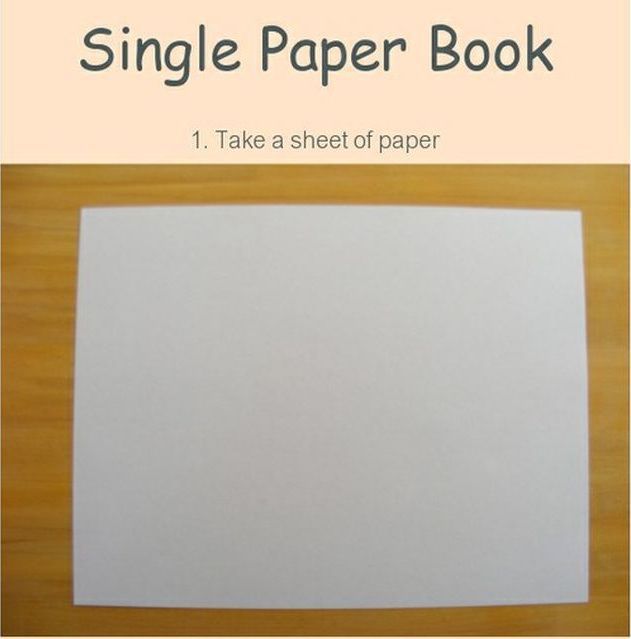 Make Your Own One Page Book