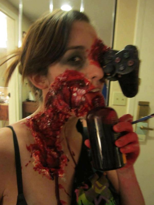 Gamer Girl Gets Gruesome Zombie Makeover