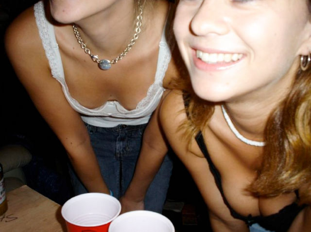 Beer Pong Gets Heated with These Girls