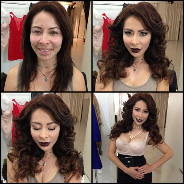 Porn Stars Before and After Their Makeup Makeover