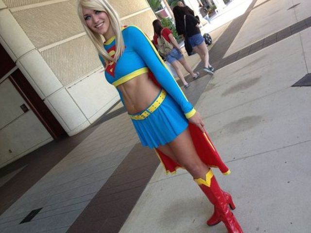 Cute Girls In Sexy Supergirl Costumes Pics Izismile Com