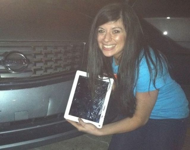 You Won’t Believe What Flew into This Woman’s Car