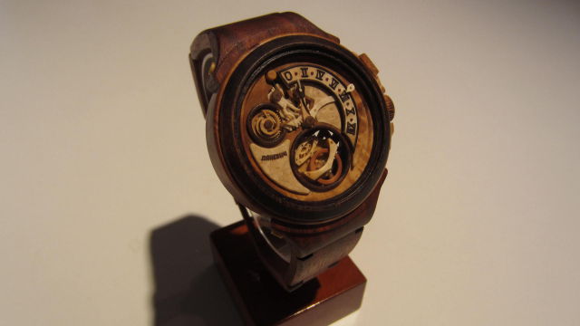 A Watchmaking Extraordinaire Who Crafts Complete Wristwatches from Wood