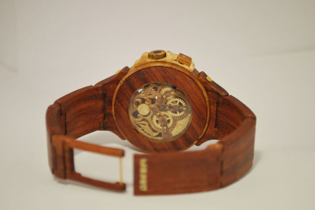 A Watchmaking Extraordinaire Who Crafts Complete Wristwatches from Wood