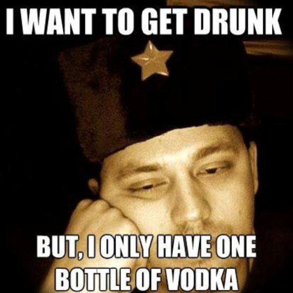 Russian Russia Vodka Drunk 43