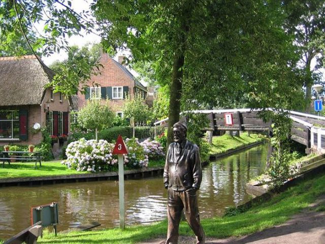 A Dutch Village Only Accessible by Boat