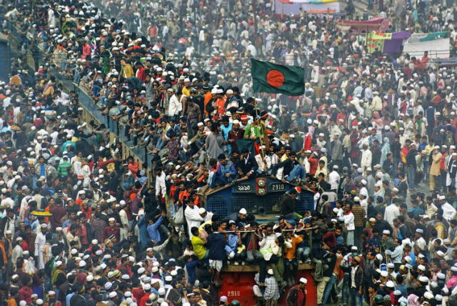 방글라데시 축하 카오스