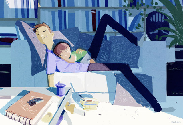 Life’s Magical Moments Captured in Cartoon Art