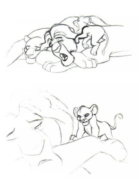 The Original Concept Art of “The Lion King”