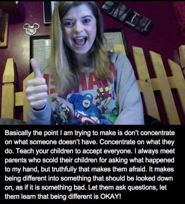 A Girl With a Great Message