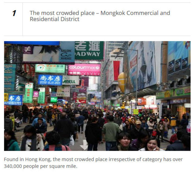 Places That Are Too Crowded for Words Places That Are Too Crowded for Words