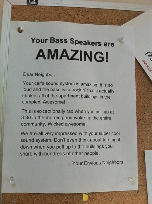 You Gotta Love Neighbours!