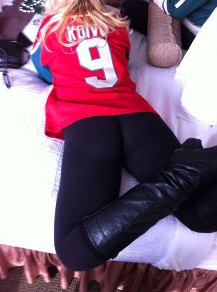 trashy yoga pants