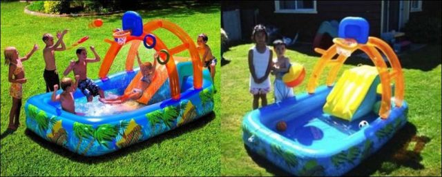 Inflatable Pools in Reality vs. the Picture on the Box