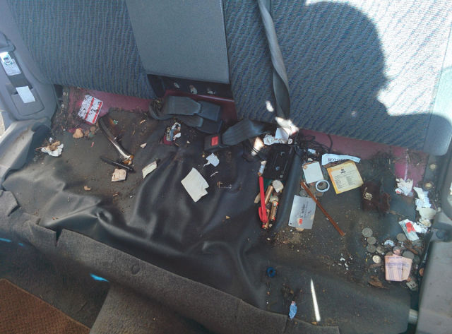 14 Years of Lost Items under a Car Seat