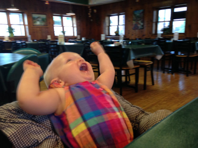 A Baby’s Cute Reaction to Tasting Flan for the First Time