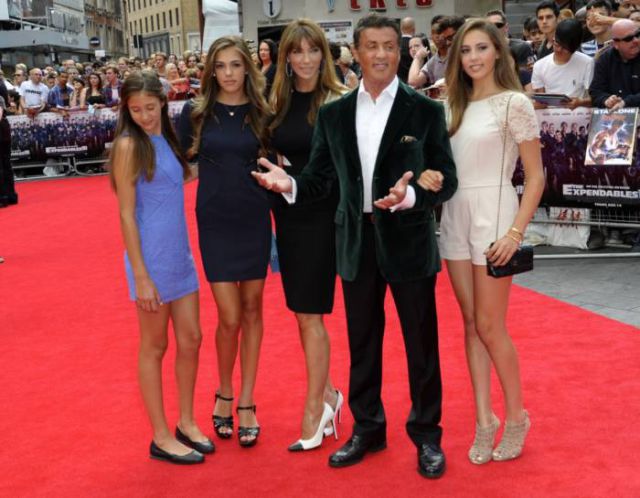 Sylvester Stallone’s Family of Beautiful Girls