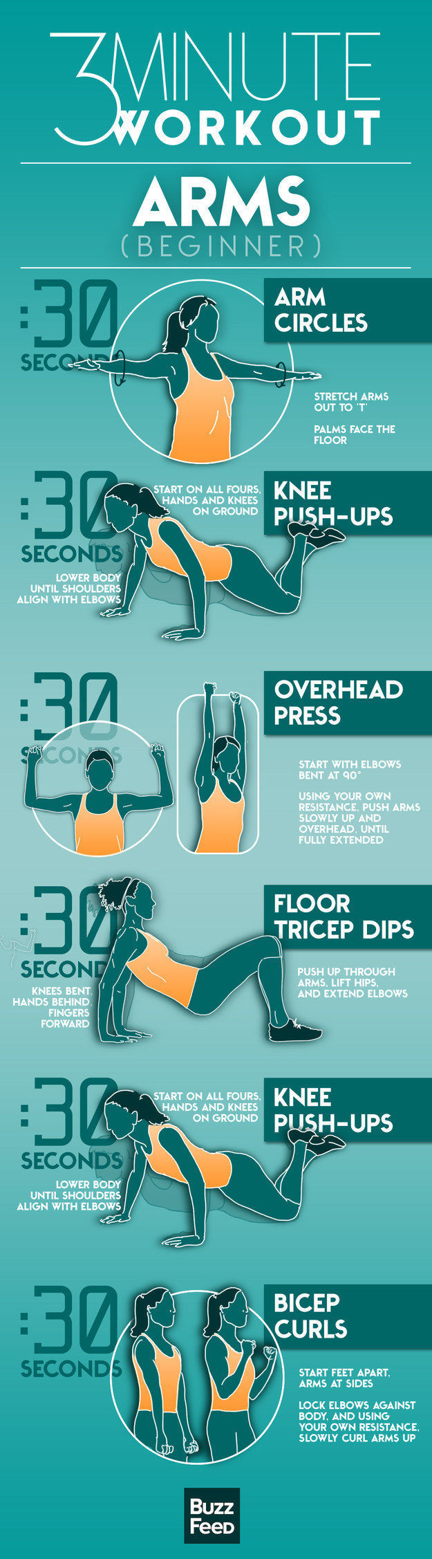 30 Minute Arm Workouts For Beginners At Home for Gym
