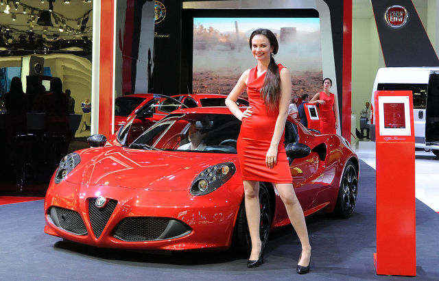 Moscow’s International Automobile Salon Had Lots of Eye-candy for the Men