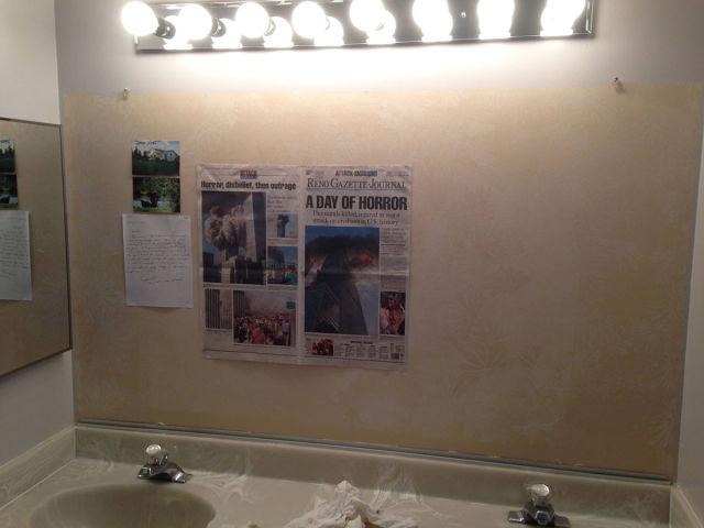 An Unusually Interesting Discovery behind a Bathroom Mirror
