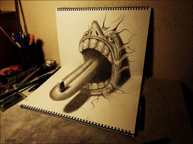 Spectacular 3D Pencil Drawings That Are Mindblowing