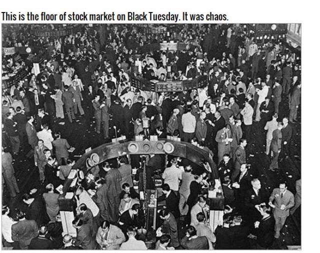 this is the name given to the day in october of 1929 when the stock market crashed.
