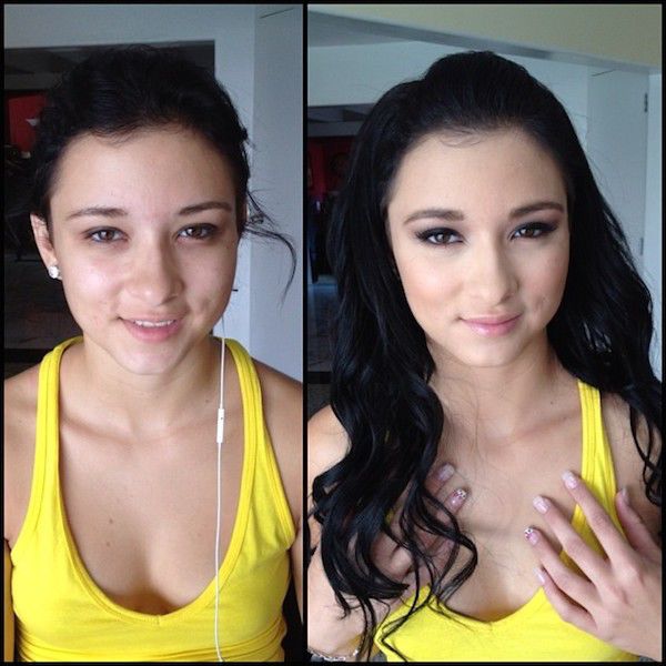 Makeup Makeovers of Popular Porn Stars