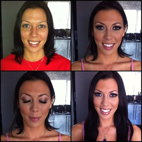 Makeup Makeovers of Popular Porn Stars