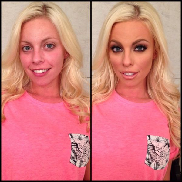 Makeup Makeovers of Popular Porn Stars