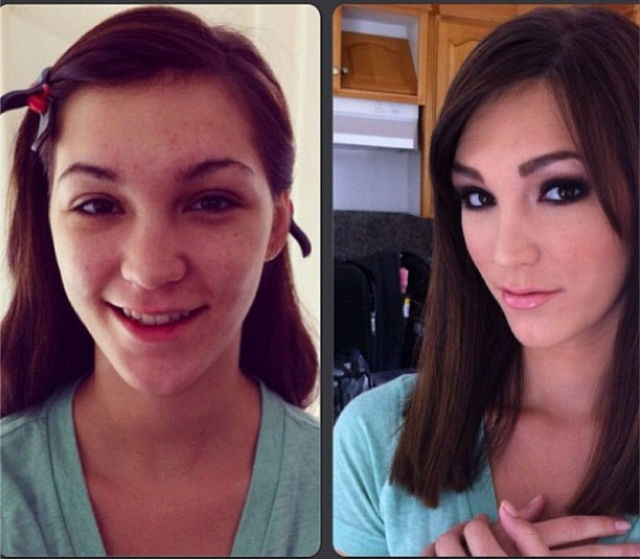 Makeup Makeovers of Popular Porn Stars