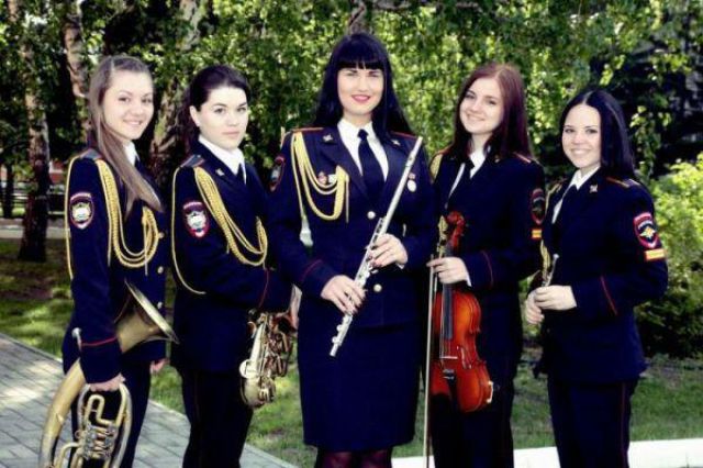 The Cute and Sassy Girls of the Russian Police Force