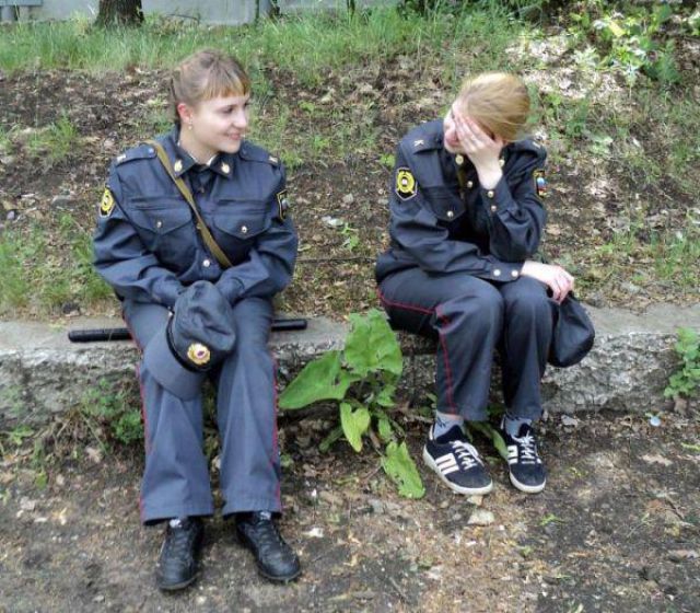 The Cute and Sassy Girls of the Russian Police Force