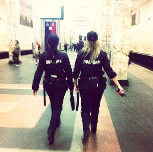 The Cute and Sassy Girls of the Russian Police Force