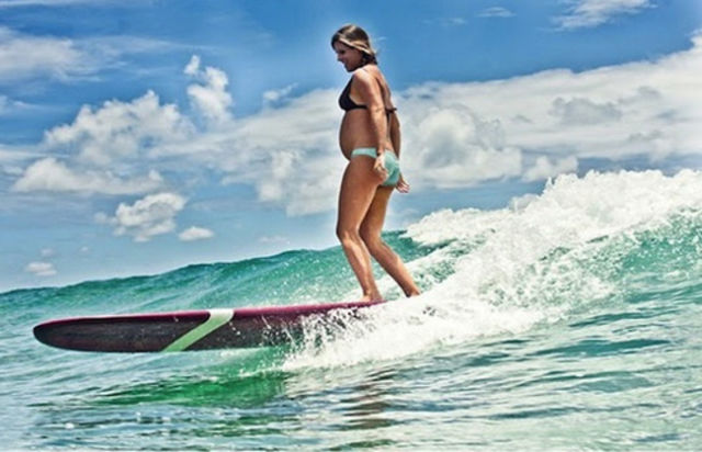 Hard-core Pregnant Women Who Don’t Let a Baby Bump Slow Them Down