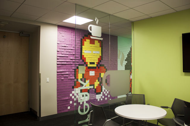 An Inventive Way to Turn Your Office Walls into Unique Works of Art